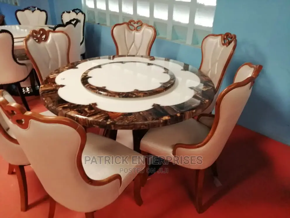 Imported Marble Dinning Table 6 Seater
