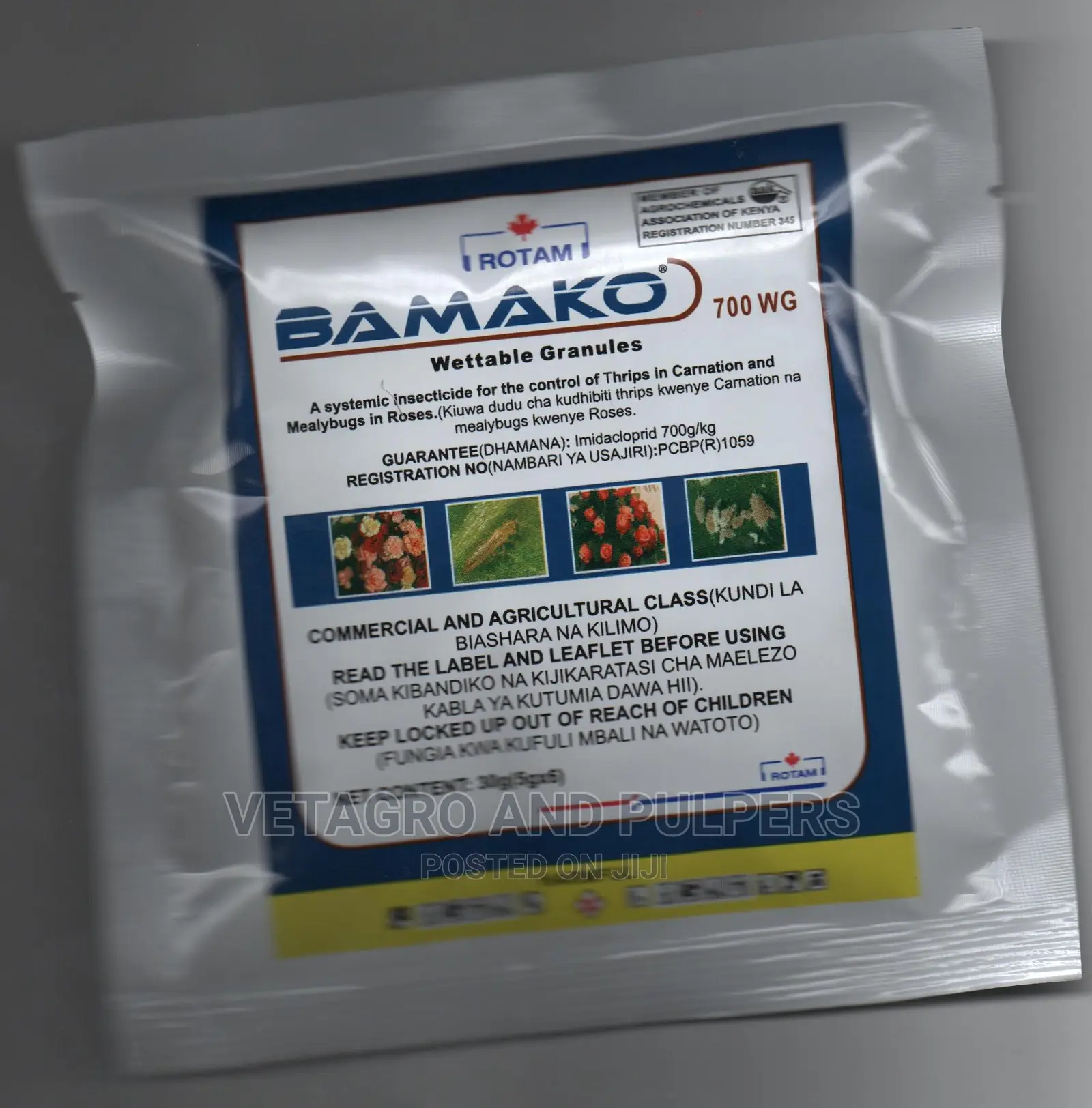 Bamako Pesticide 700wg 5gms