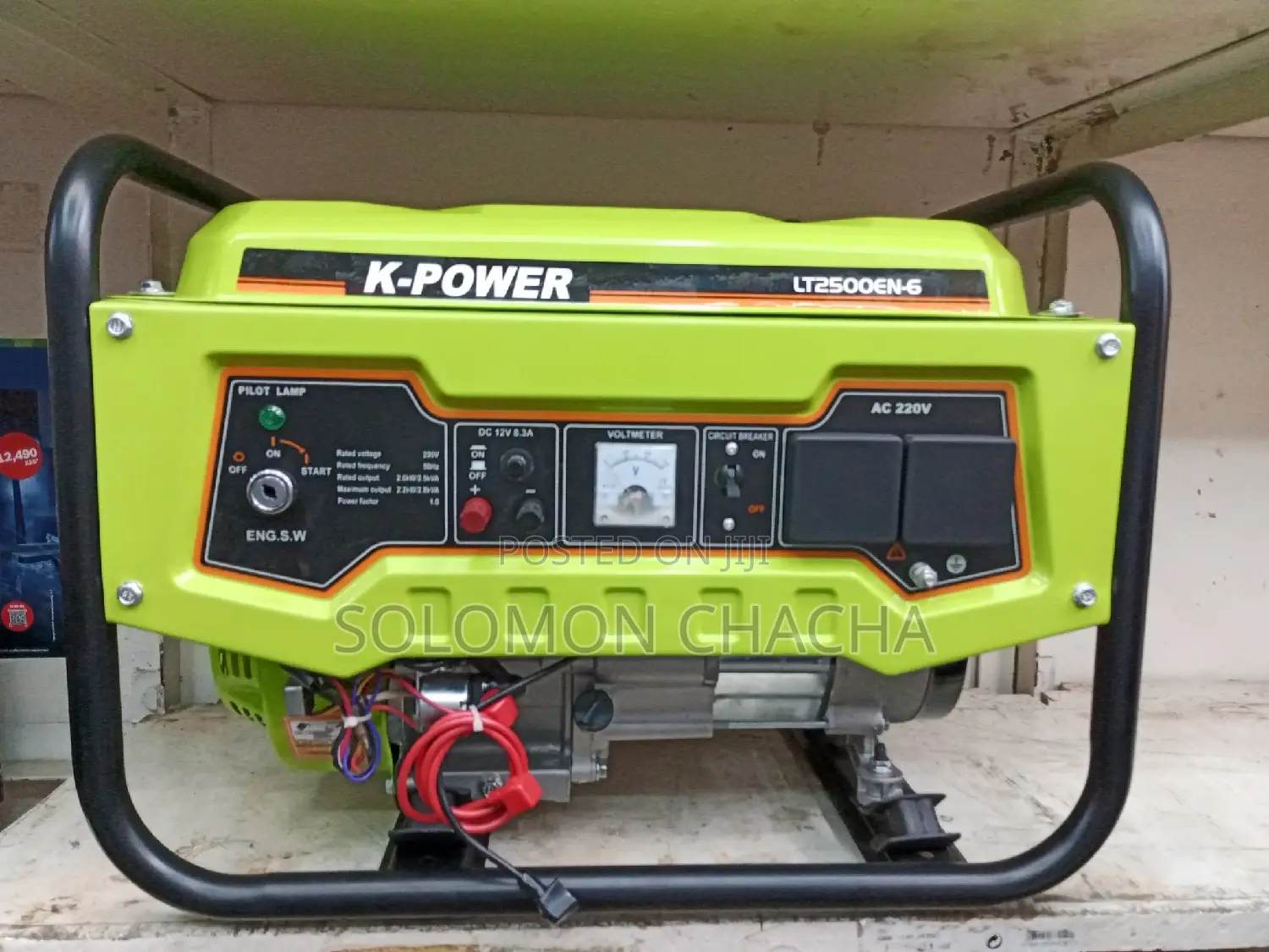K-Power 2.5kva Keystart Generator Gasoline