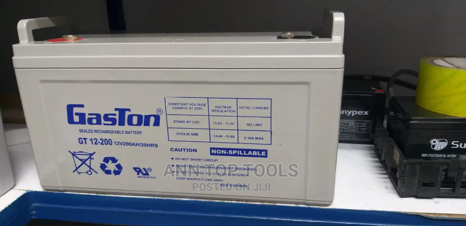 Gaston 200AH Maintenance Free Battery