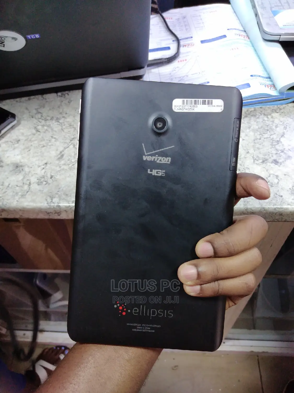 Verizon Ellipsis 8 16 GB Black