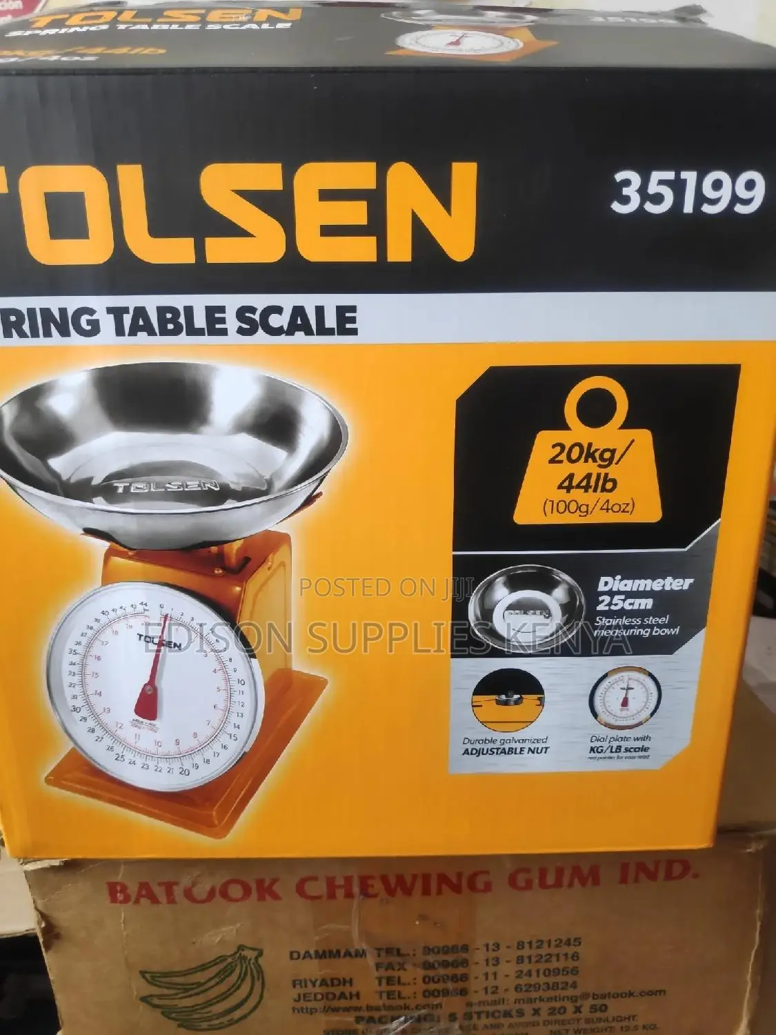 Tolsen Spring Table Scale Weighing Scale 20kg Kitchen Scale