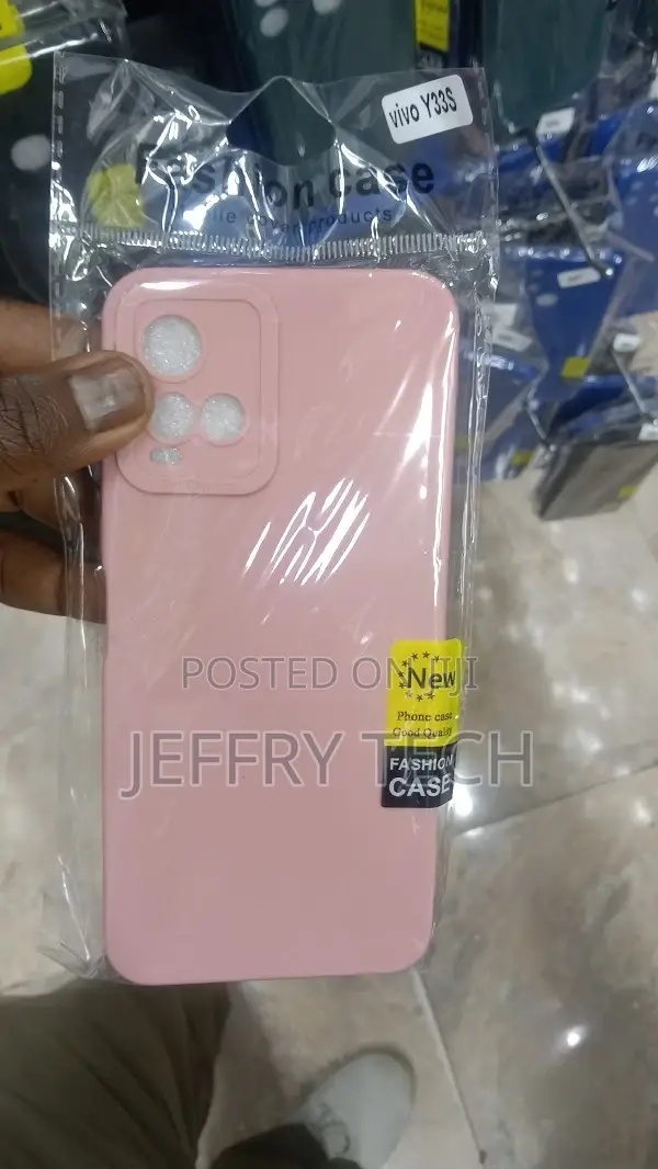 Back Cover for Vivo Y33s Soft Liquid Silicone Camera Protect