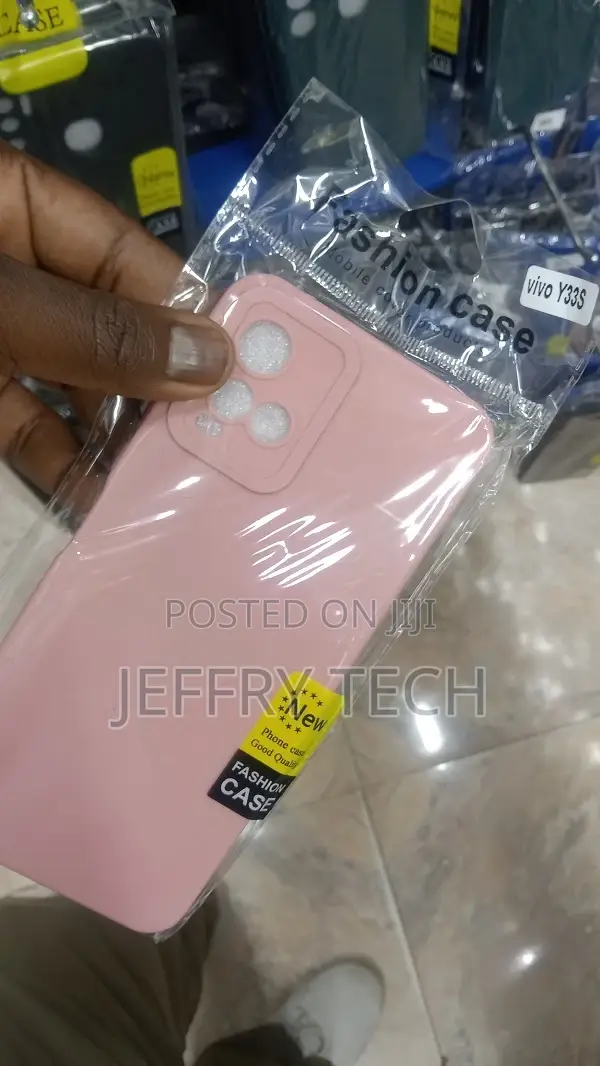 Back Cover for Vivo Y33s Soft Liquid Silicone Camera Protect