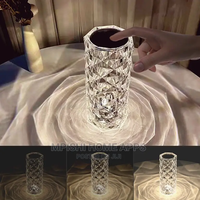 3 in 1 Crystal Table Lamp