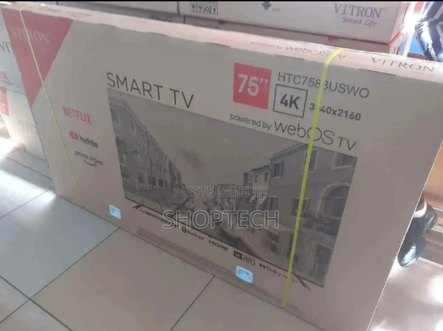 Vitron 75" UHD 2023 Android Tv With Magic Remote