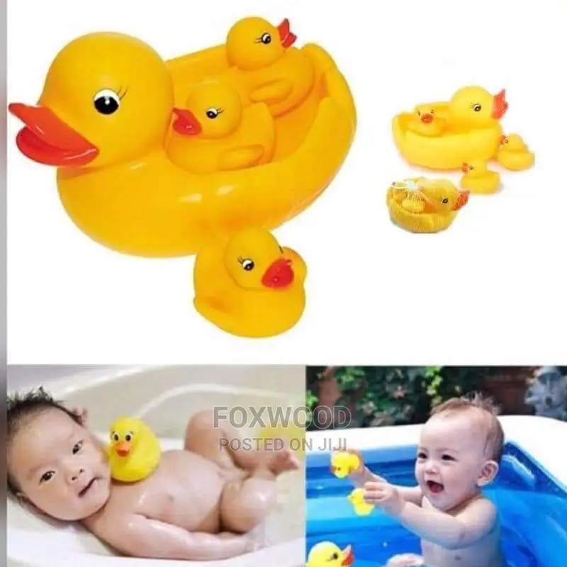 4 Baby Bath Duck Toys