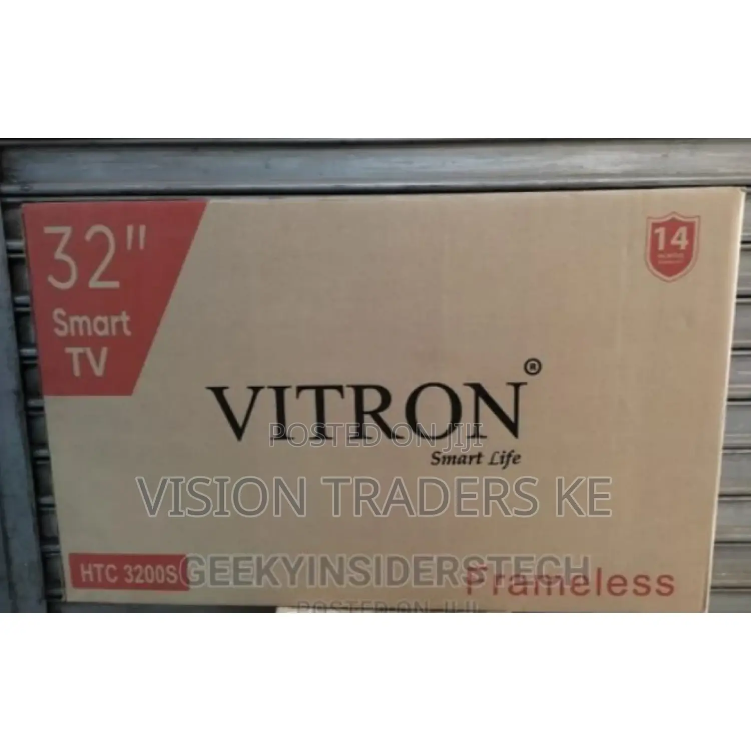Vitron 32 Smart Android Frameless Tv- Pay on Delivery