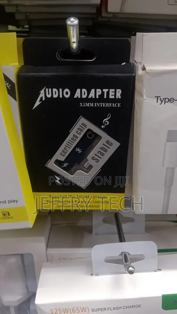 Headphone Adapter Lightning to Audio Jack and Charger Extend