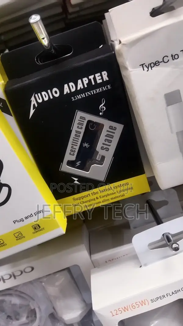 Headphone Adapter Lightning to Audio Jack and Charger Extend