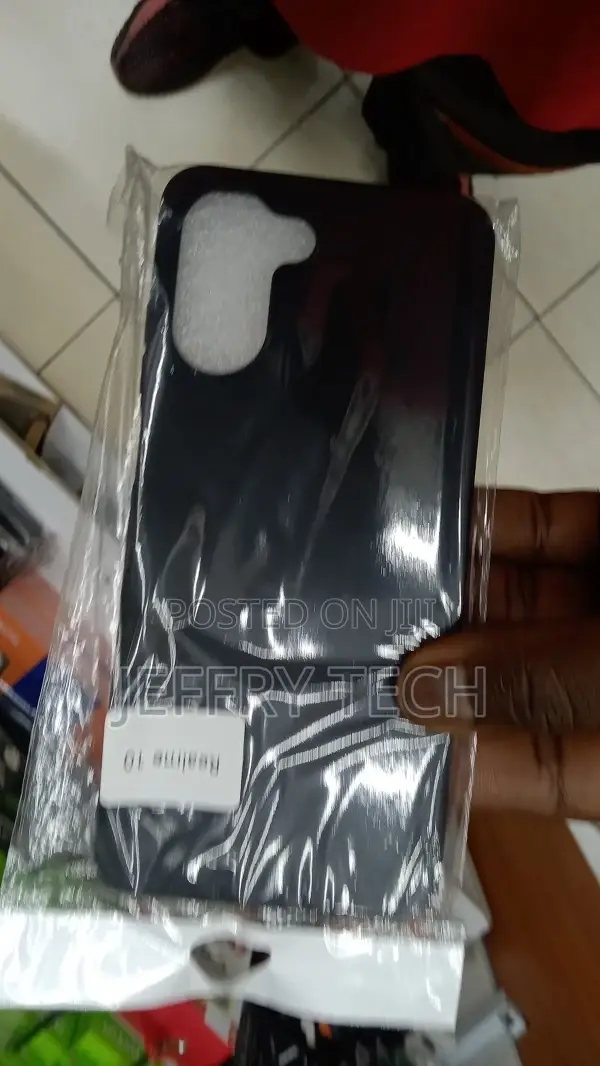 Case for Realme 10 4G Silicone Black Soft Gel TPU Bumper Pre