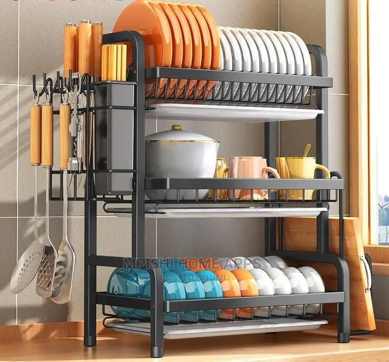 3 Tier Dish Rack Heavy Duty