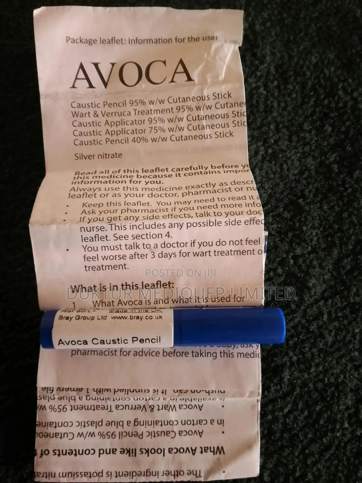 Avoca Caustic Pencil ( Adult/ Children)