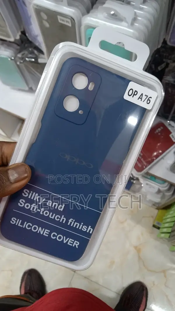 Phone Case for OPPO A76 Back Cover Soft Silicone Rubber Back
