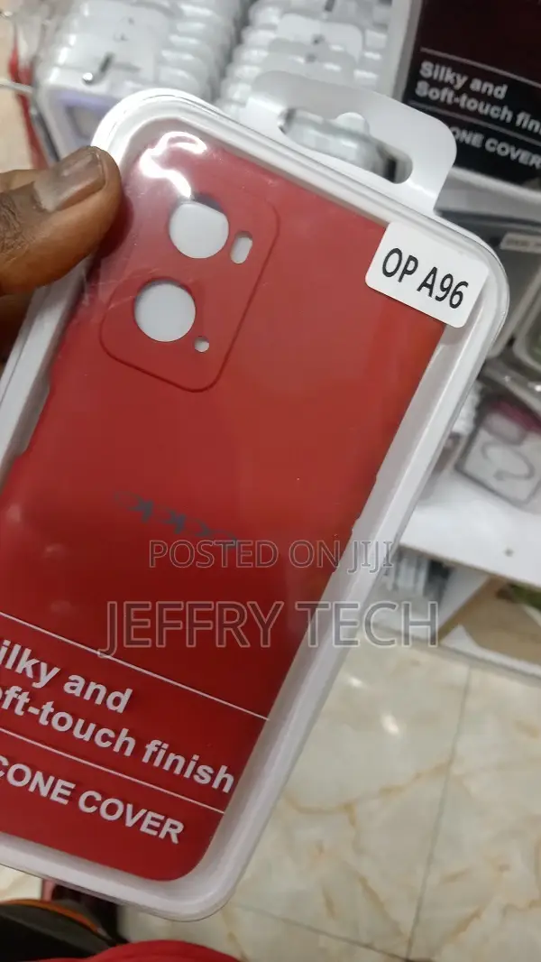 OPPO A96 Case Square Silicone Phone Cover