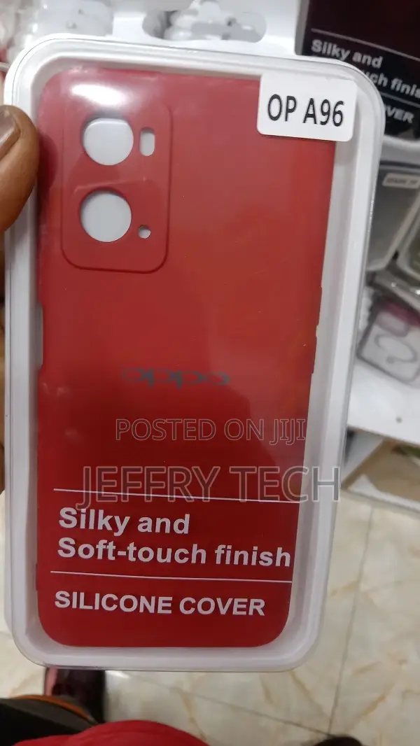 OPPO A96 Case Square Silicone Phone Cover