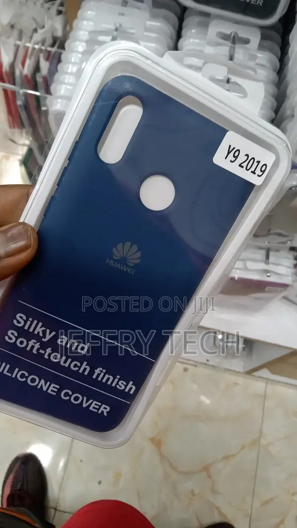 Huawei Y9 2019 Silicone Case, Slim Silicone Rubber Shockproo