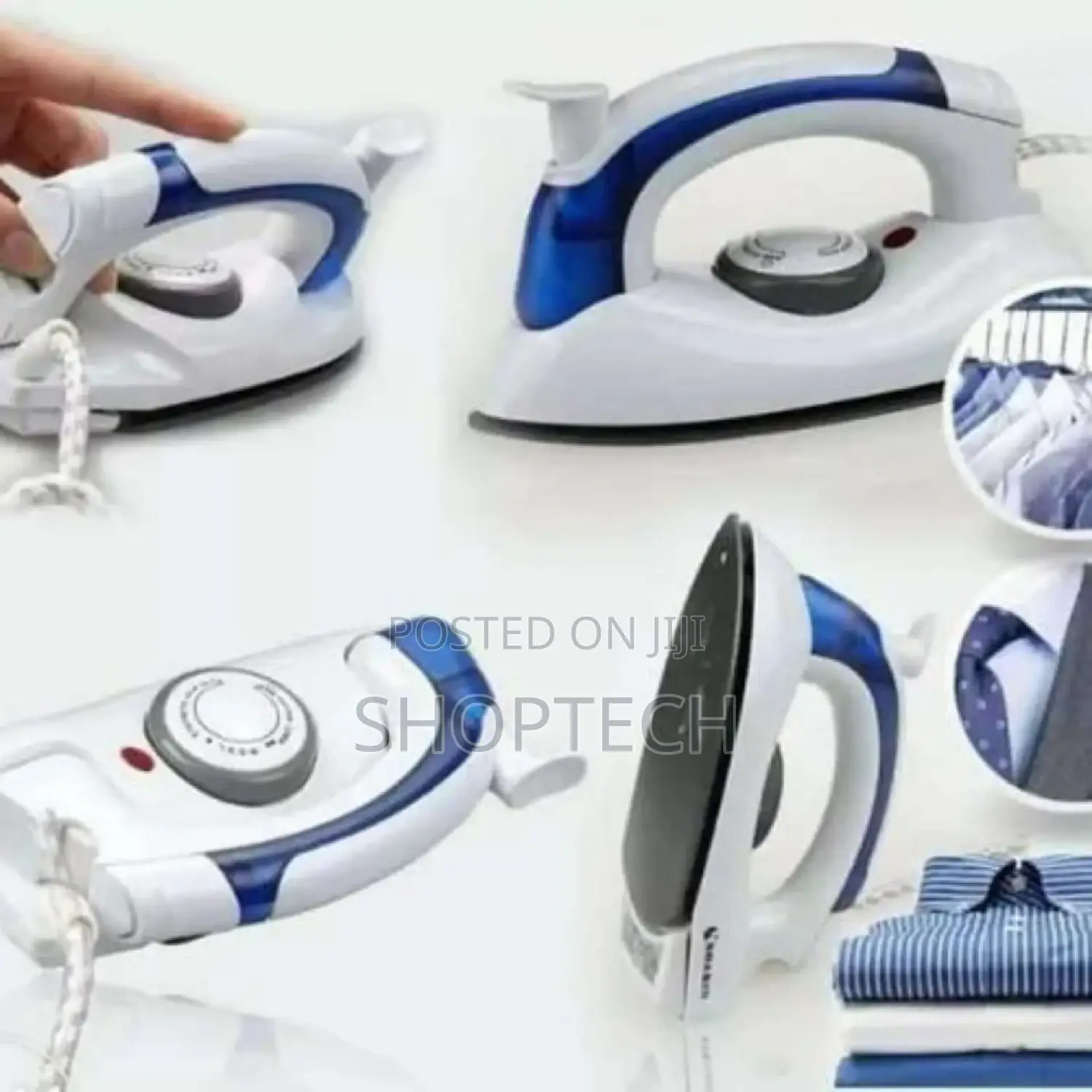 Generic Foldable Electrical Steam Travel Iron Box
