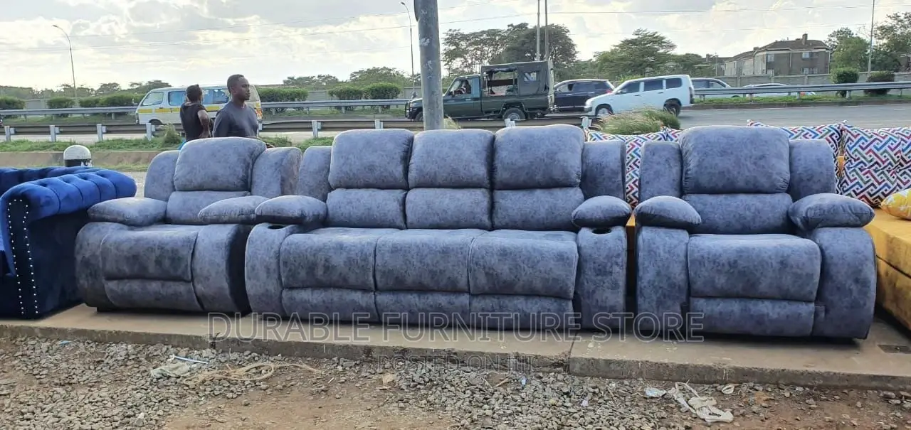 Semi Recline Sofa 5 Seater