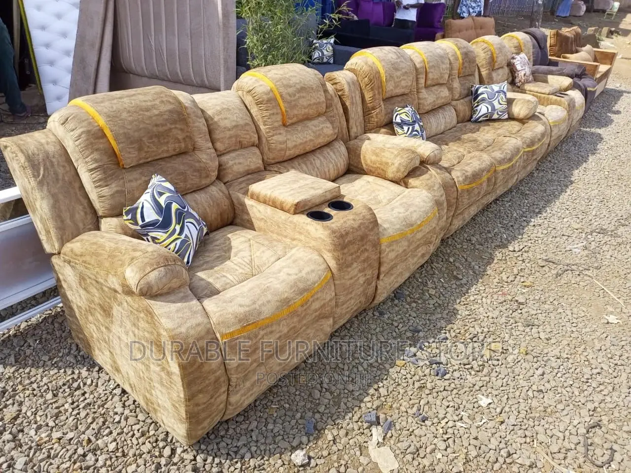 Semi Recliner Sofa 7 Seater