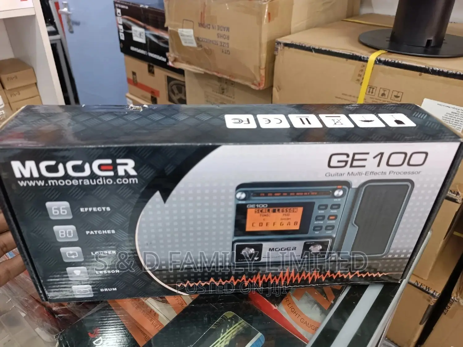 MOOER GE100 Multi-effects Processor Electric Guitar Pedal
