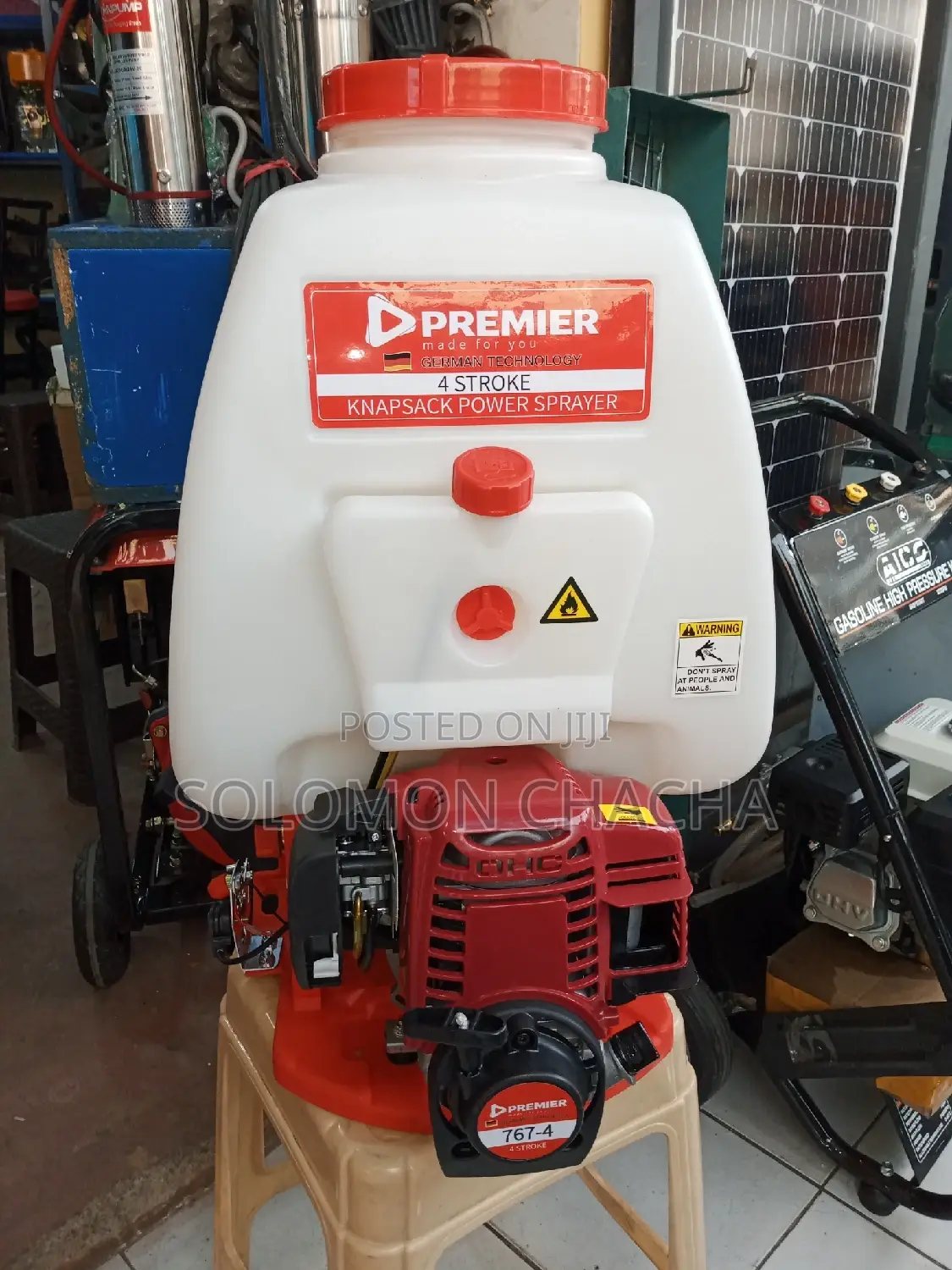 Premier Knapsack Power Sprayer 4 Stroke Engine
