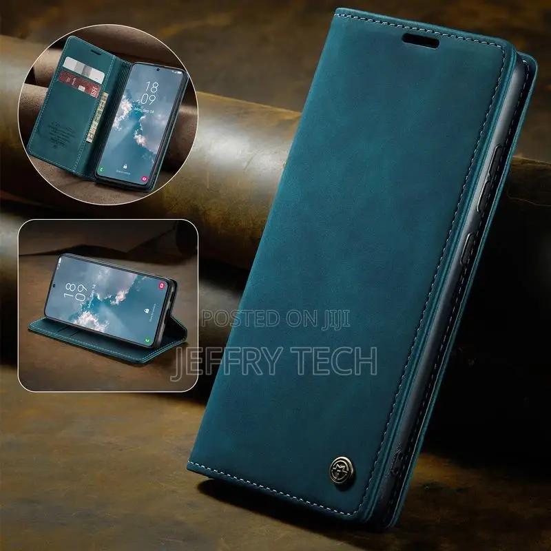 Leather Case for Samsung Galaxy S23 Plus Ultra Luxury Silico