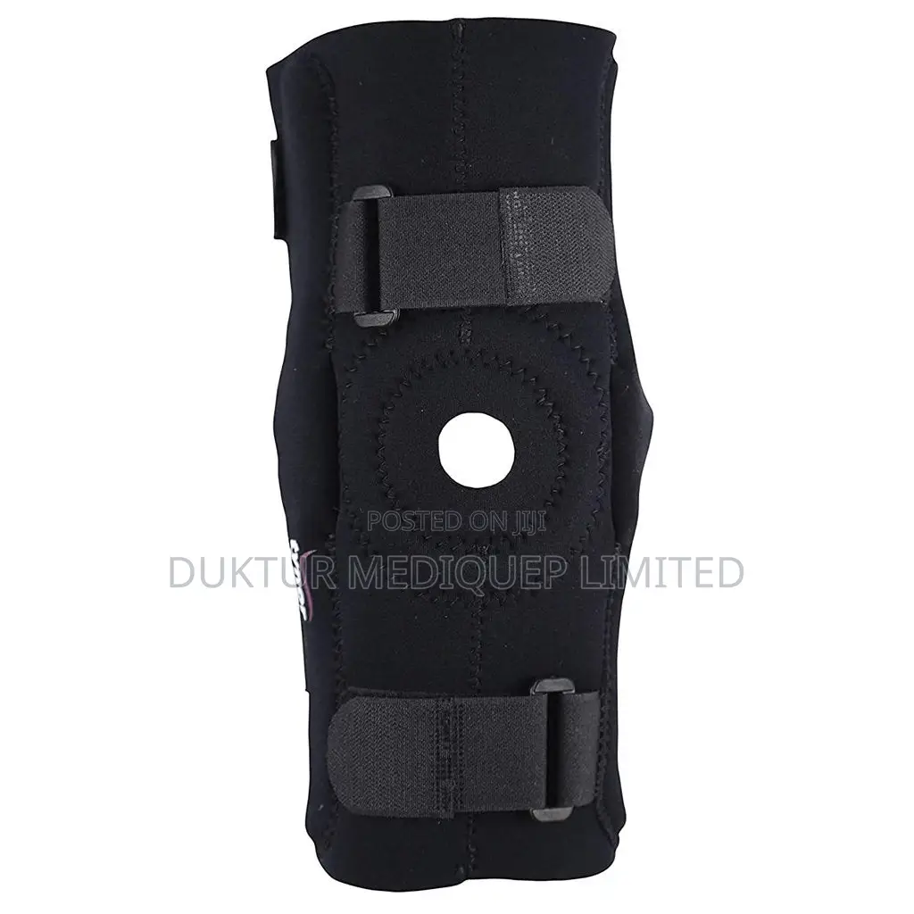 Hinged Neoprene Knee Wrap- Open Patella S, M, L, XL, XXL