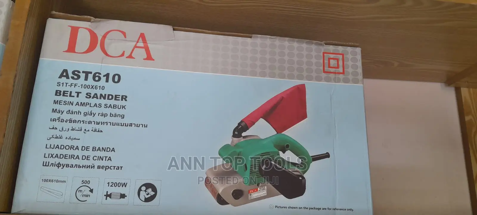 Dca Belt Sander 1200w Orbit