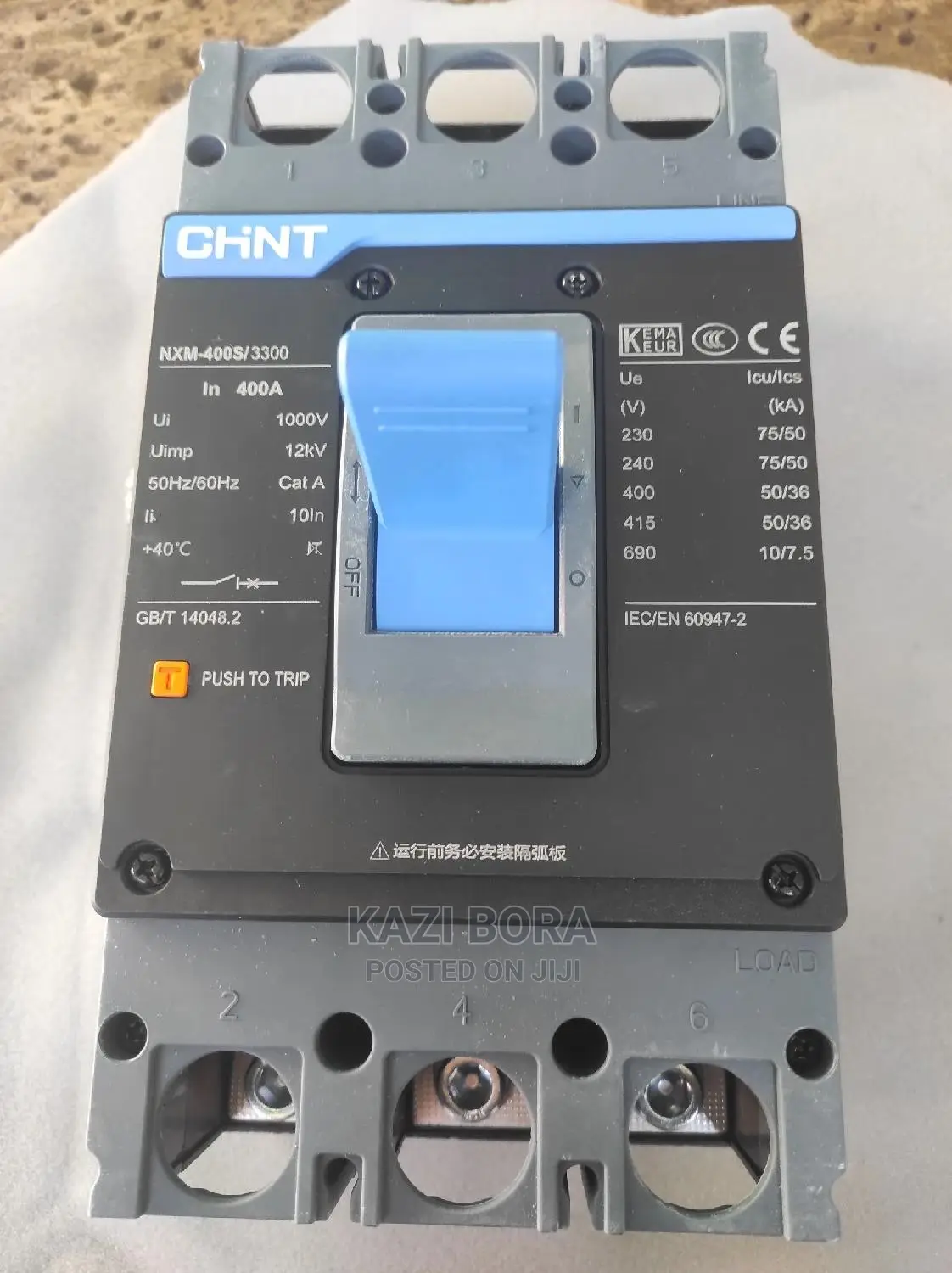 400a 3pole McCb Chint