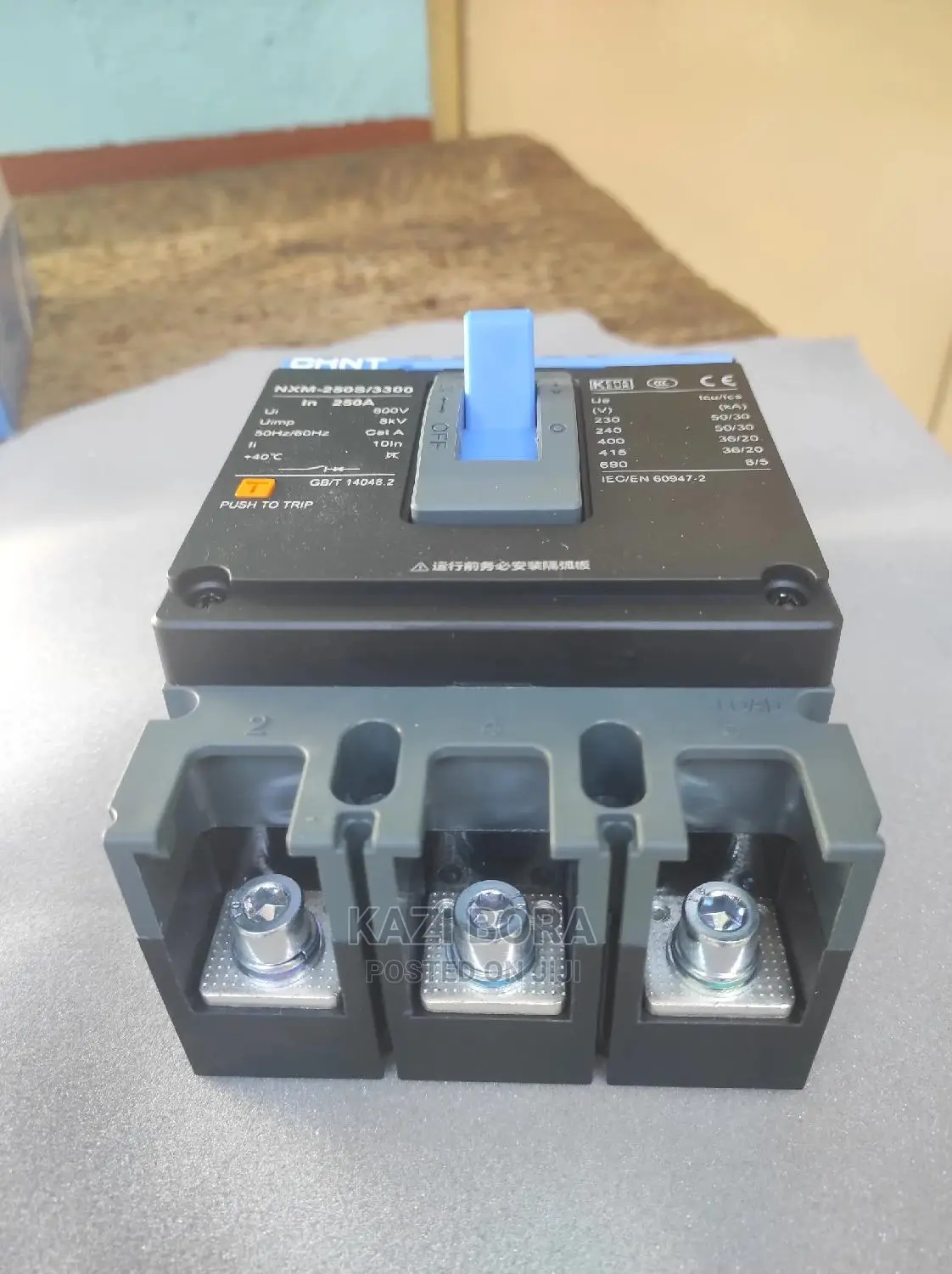 250a 3pole McCb Chint