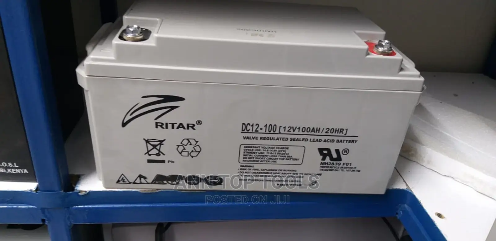 Ritar 100ah 12v Solar Battery