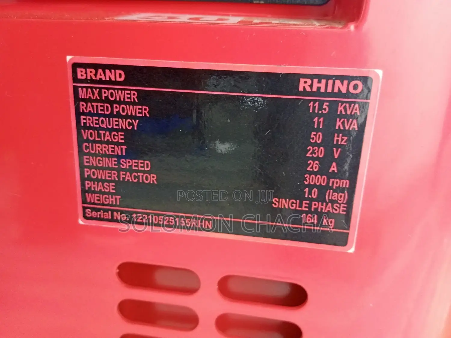 Rhino 11kw Silent Deisel Generator With Ats