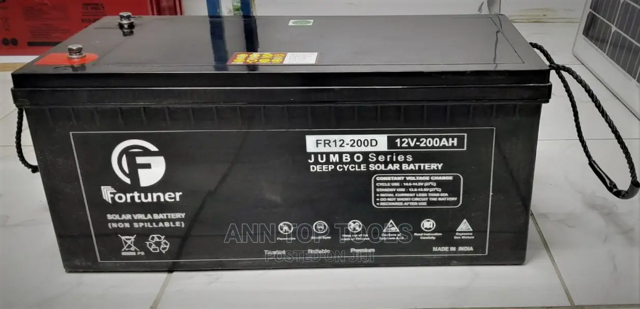Fortuner 12v-200ah Gel Battery