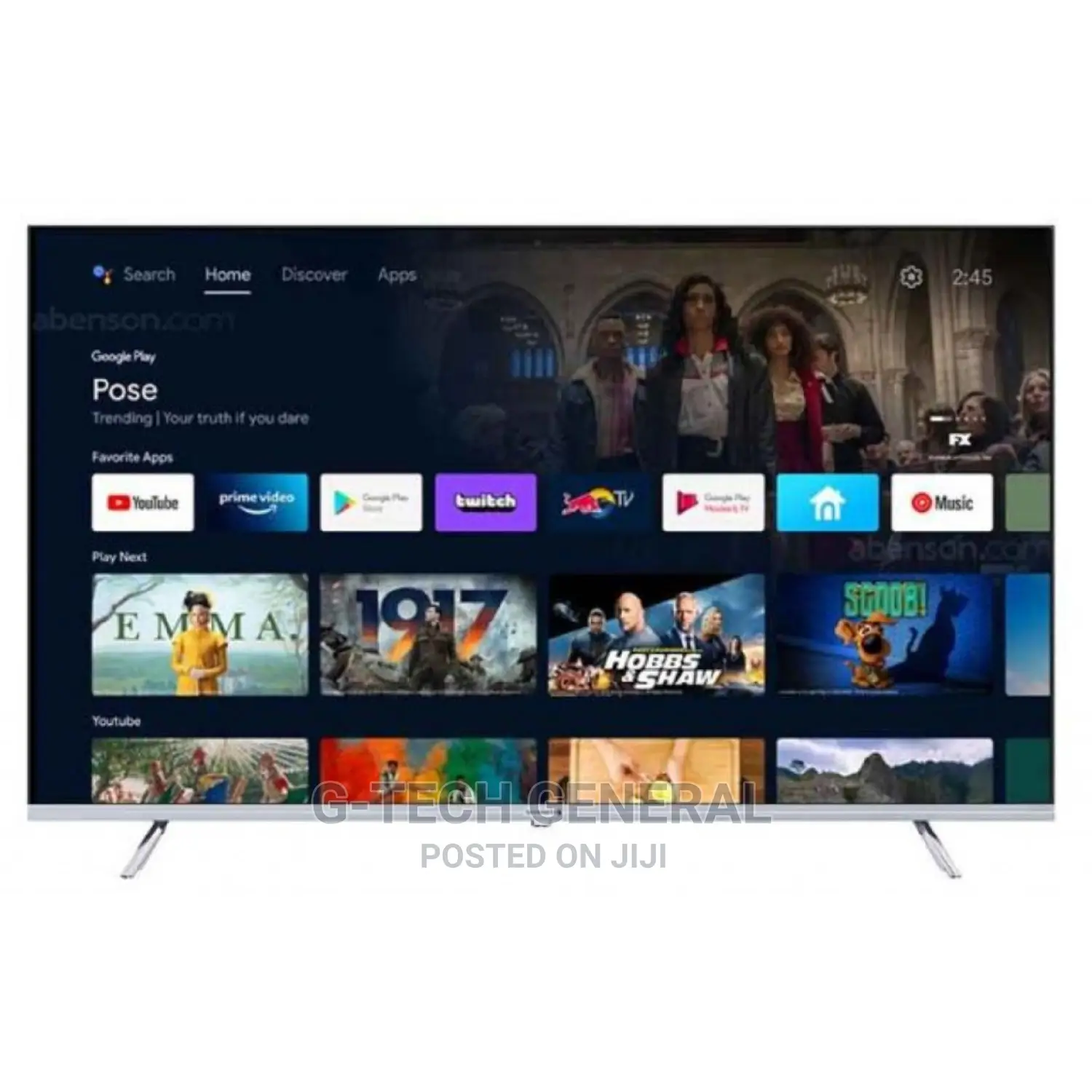 Vitron Htc4068s,40" Smart Android Hd Tv Netflix Youtube
