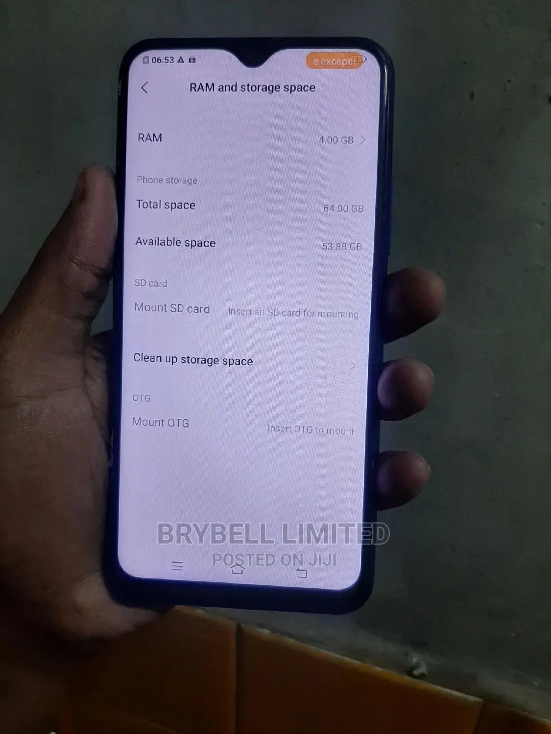 Vivo Y21 64 GB Blue