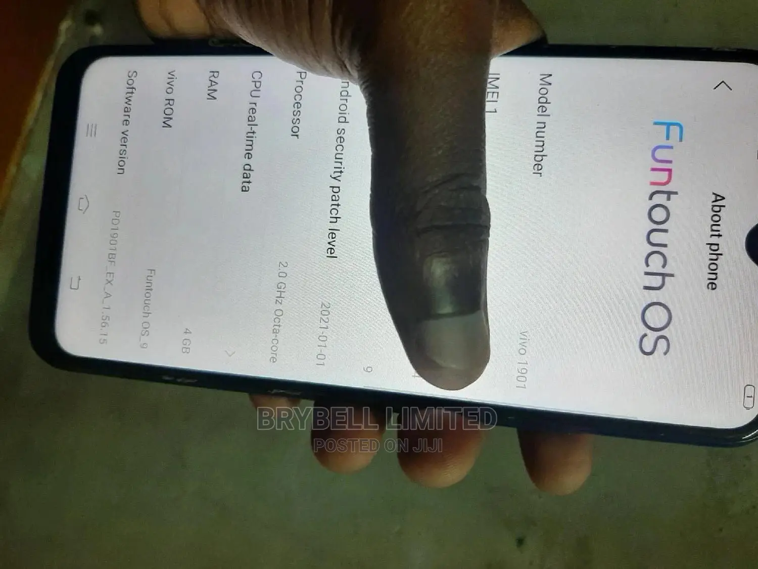 Vivo Y21 64 GB Blue