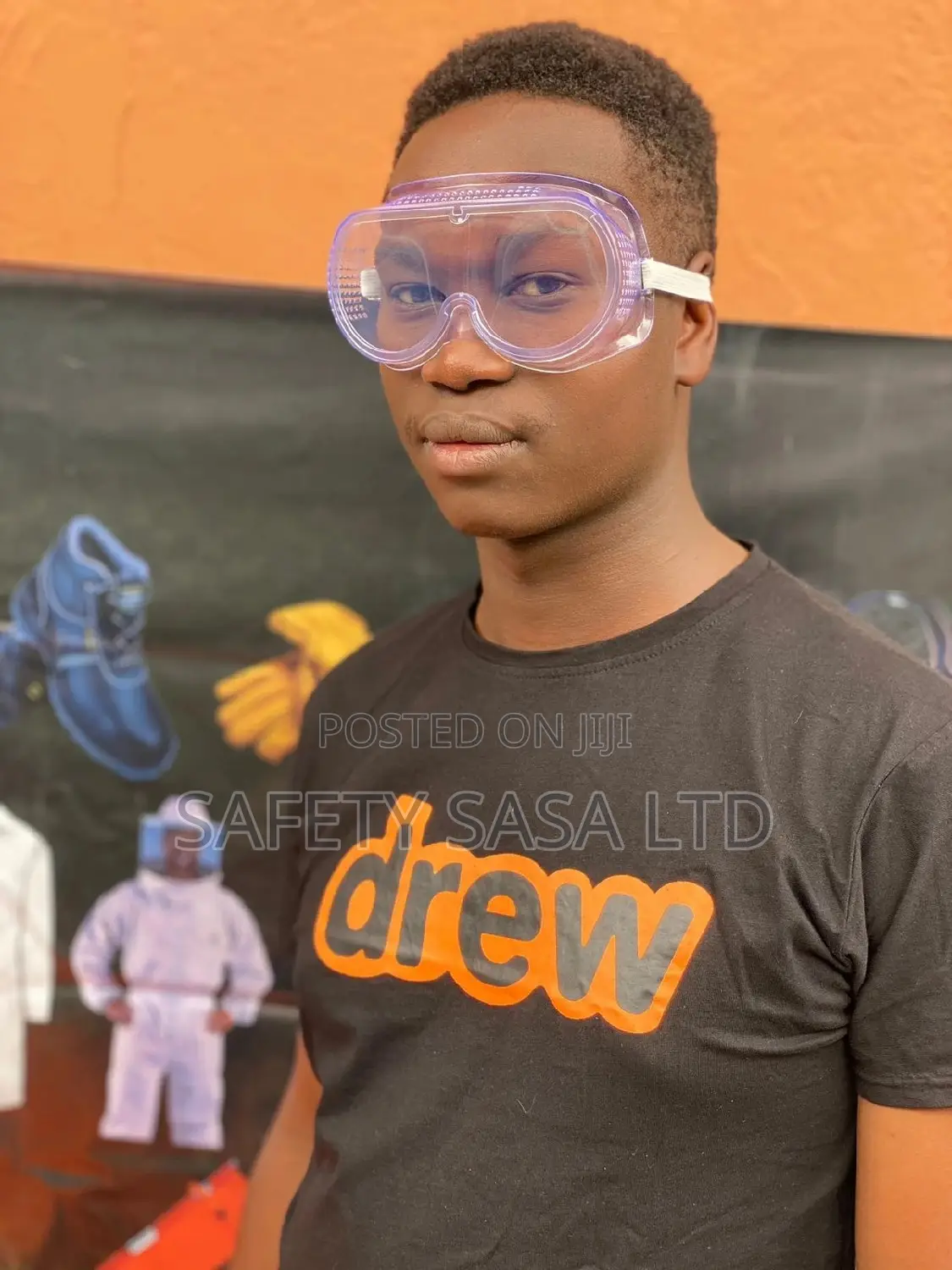 Clear Safety Goggles With Straps