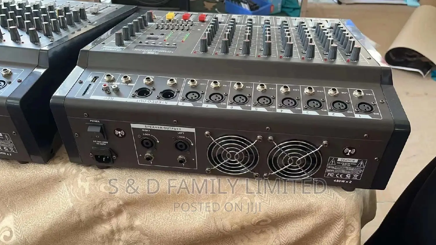 8 Channels Professional Powered Mixer