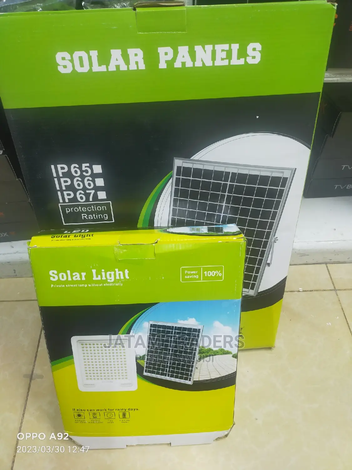300w Solar Lights and Panels, Flood Lights