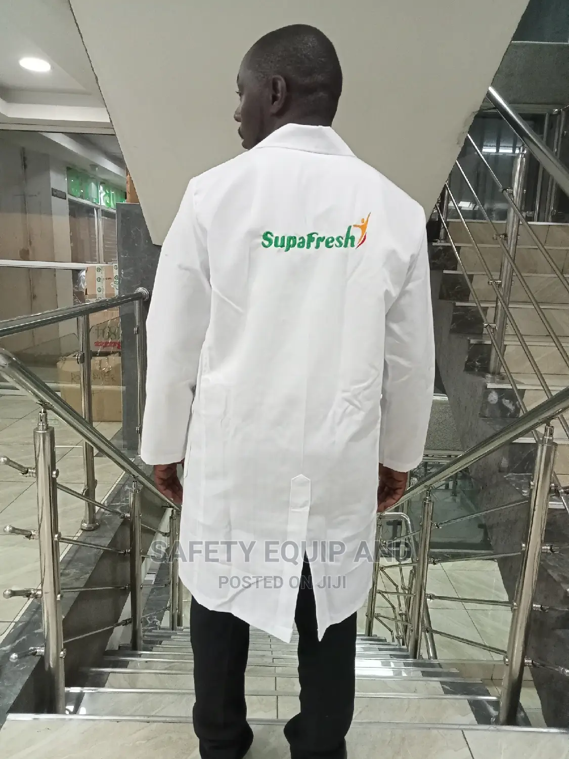 White Dustcoats/Tetrex Material