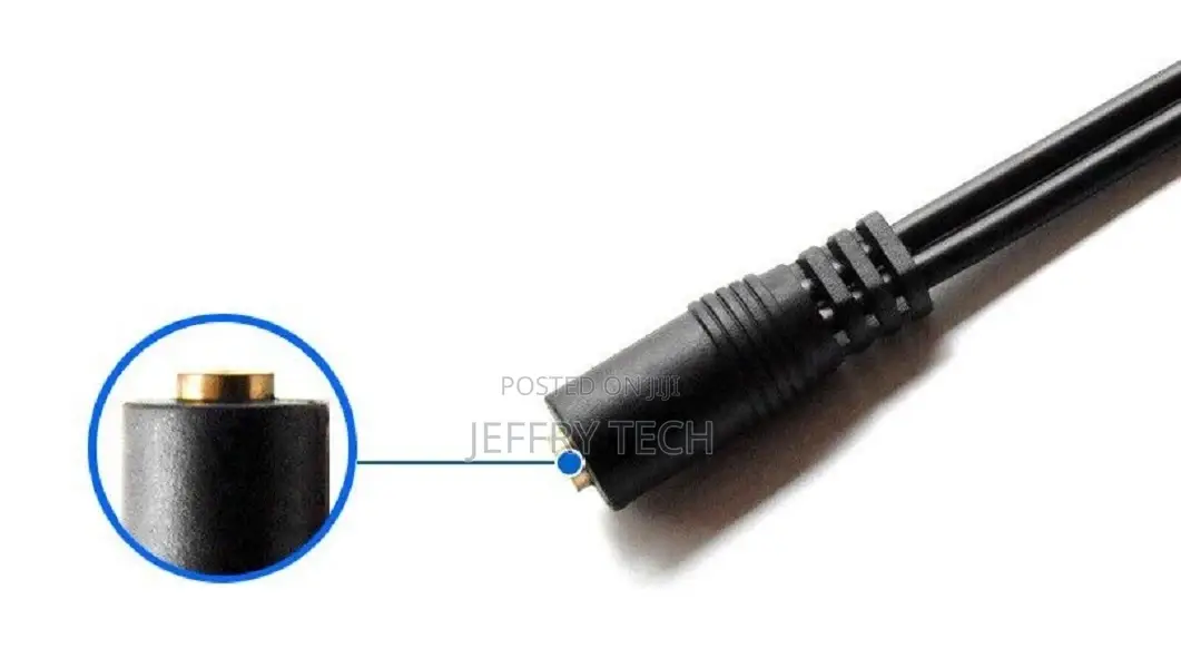3.5mm AUX Female to 2RCA Male Plug Cable Stereo Audio Adapte