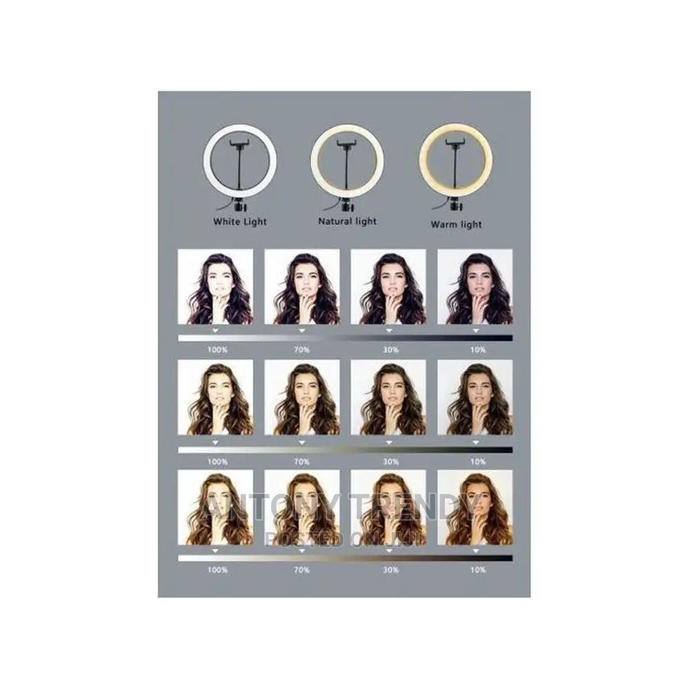 10inch Ring Light + 2M Tripod Stand +Remote
