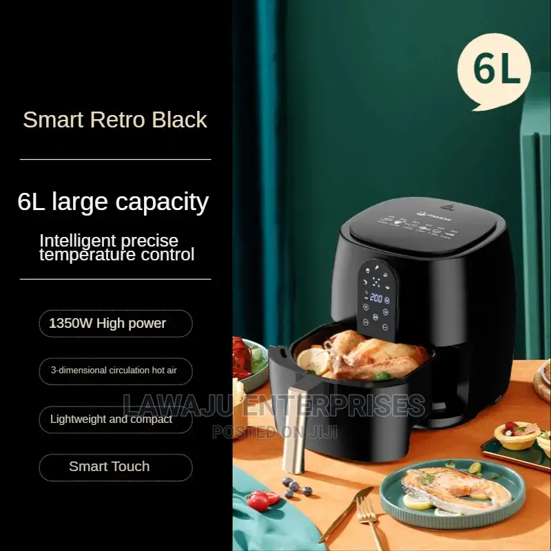 Extra Large Capacity Air Fryer- 6L