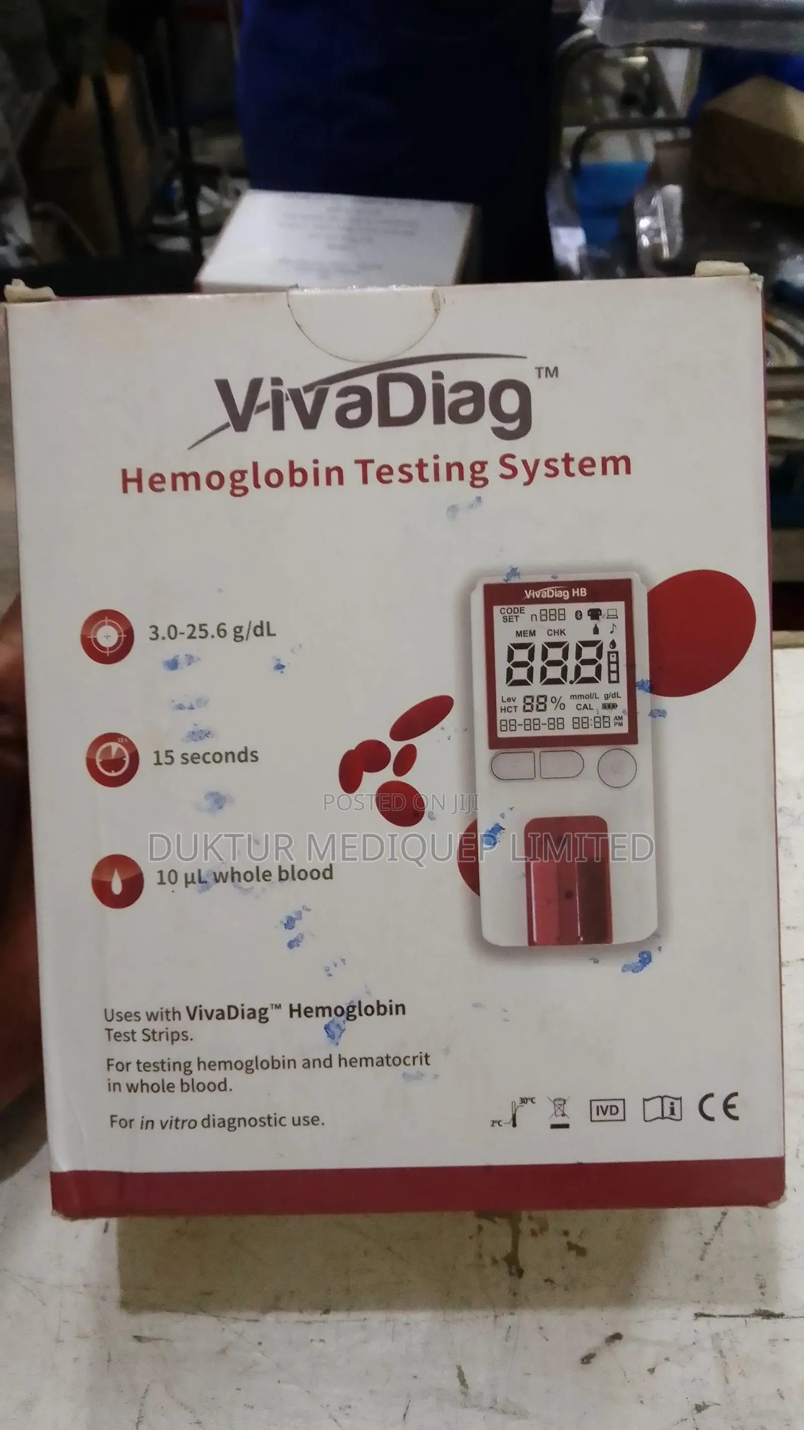 Hemoglobin Test Meter/ Anemia Monitor