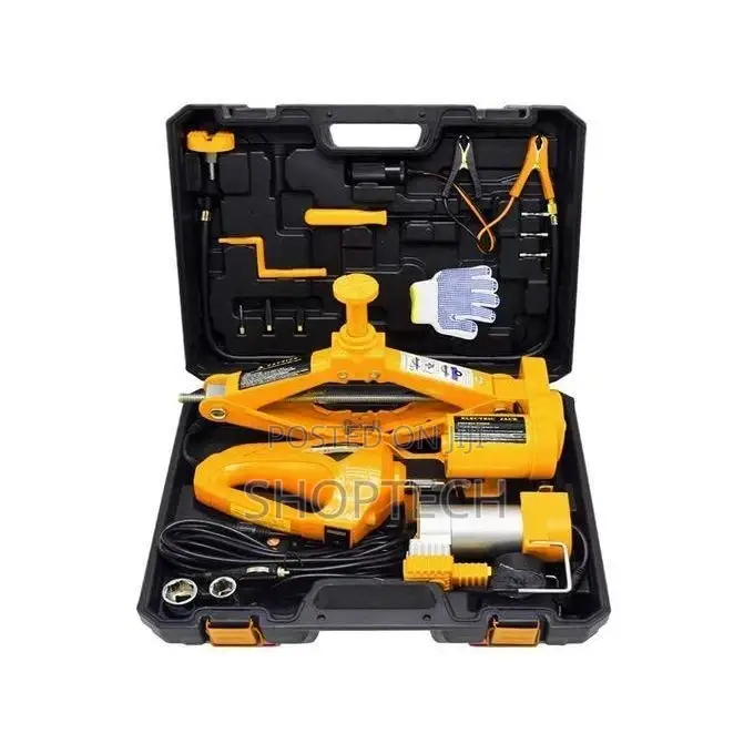 Generic 3 in 1 - Electric Car Jack, Air Compressor Wrench