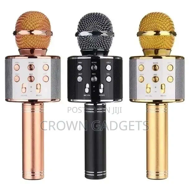 Wireless Bluetooth Karaoke Microphone With Controllable LED