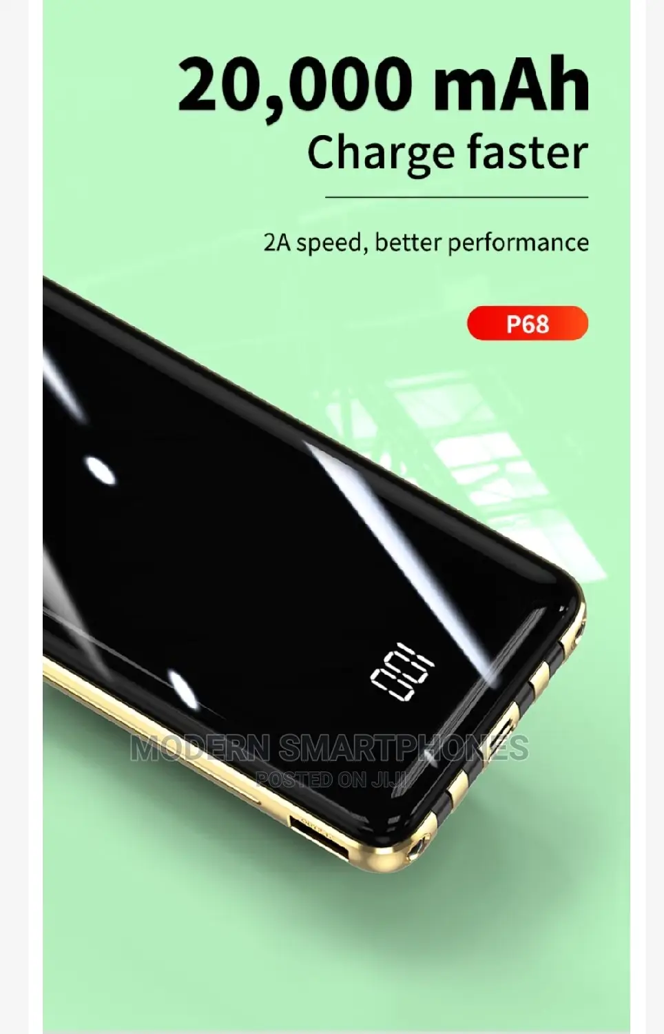 20,000mah Powebank Excellent P68