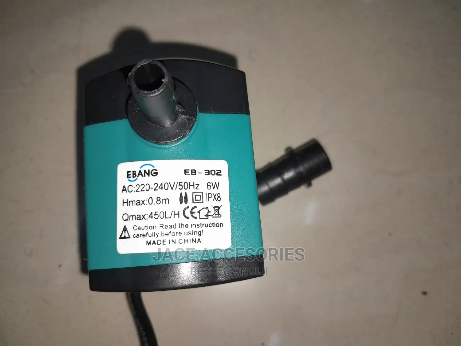 Mini Fountain Pump 0.8 M H.Max