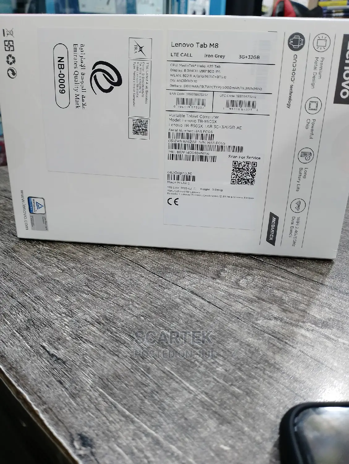 New Lenovo Tab M8 (HD) 32 GB Gray